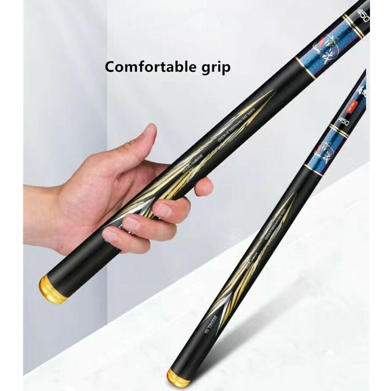 3.6M -10M Carbon Fiber Fishing Rod Telescopic Ultra-light Hard Pole Stream Rods