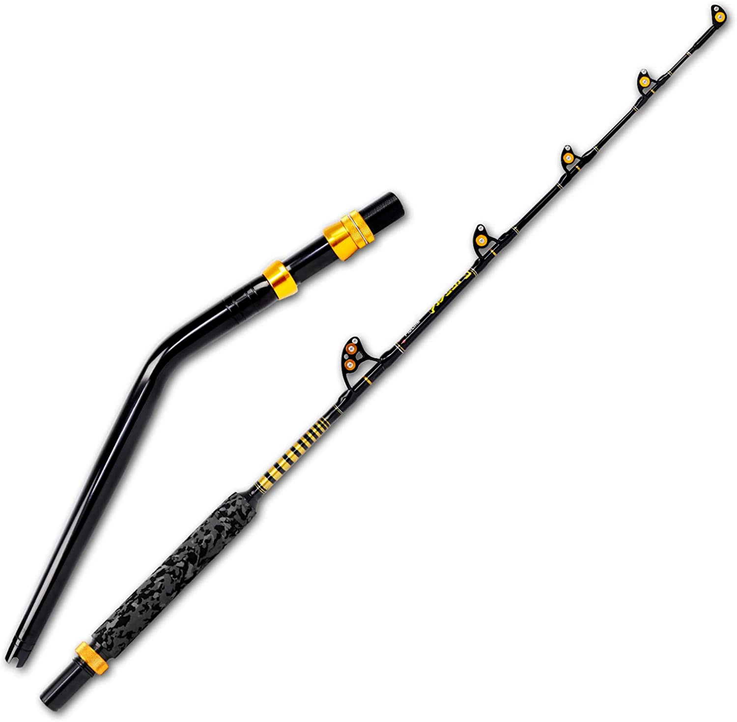 Saltwater Offshore Trolling Rod Big Game Conventional Boat Fishing Pole 6 Feet