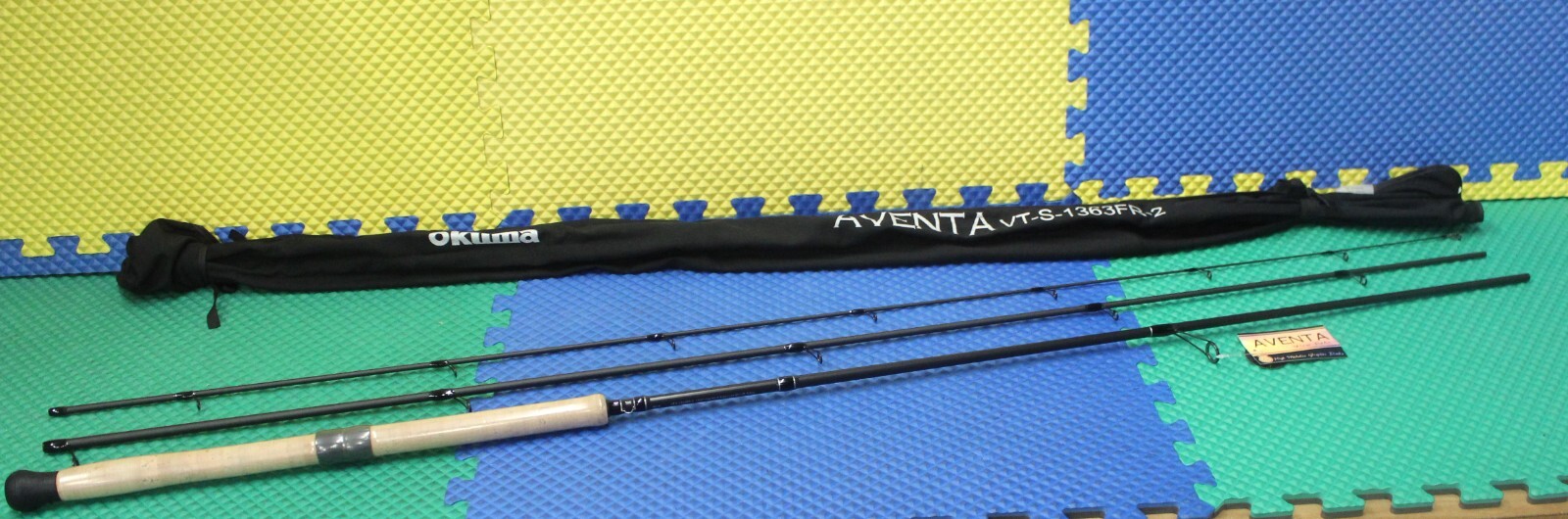 Okuma Aventa Float Rod with SLIP RINGS 13′ 6″ Graphite 3PC VTS-1363FR-2