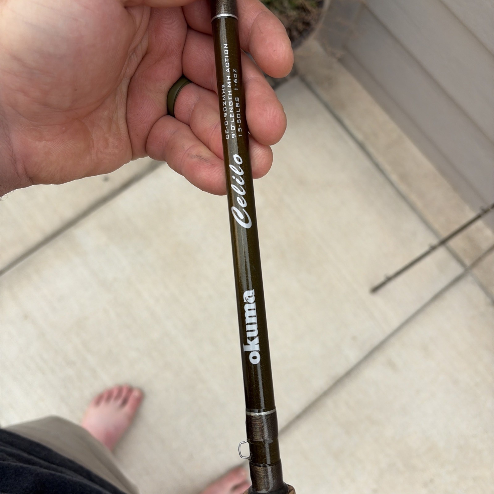 okuma celilo casting Rod. 9ft 25pce 15-50lb Rod