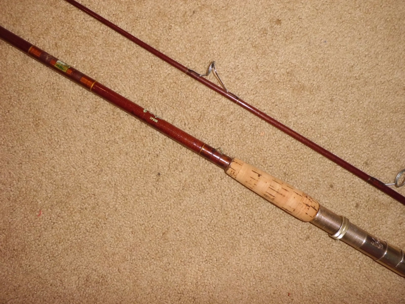 Vintage SILAFLEX Model SP88R Salmon/Steelhead Spinning 9′ Rod made in USA