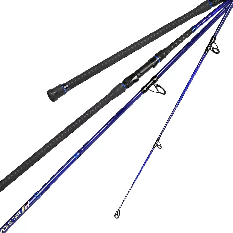 Surf Travel Rod Spinning Casting Carbon Fiber Medium Heavy Action Fishing Pole