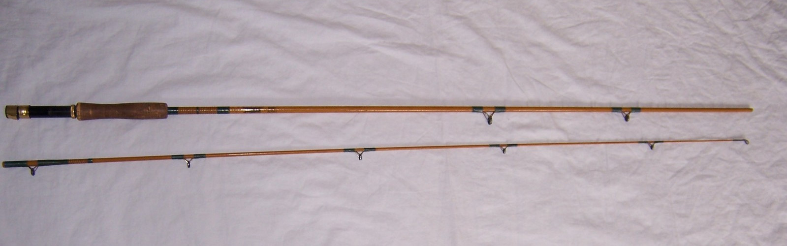 VINTAGE FENWICK FL102-7 GLASS 2 PC FLY ROD 8.5 Ft Stamped To Danny From Don Fern