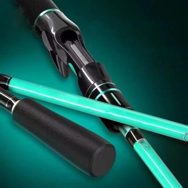 Lure Fishing Rod 180 Cm/6 Ft Carbon Fiber Casting Spinning Rod 2 Section Pole
