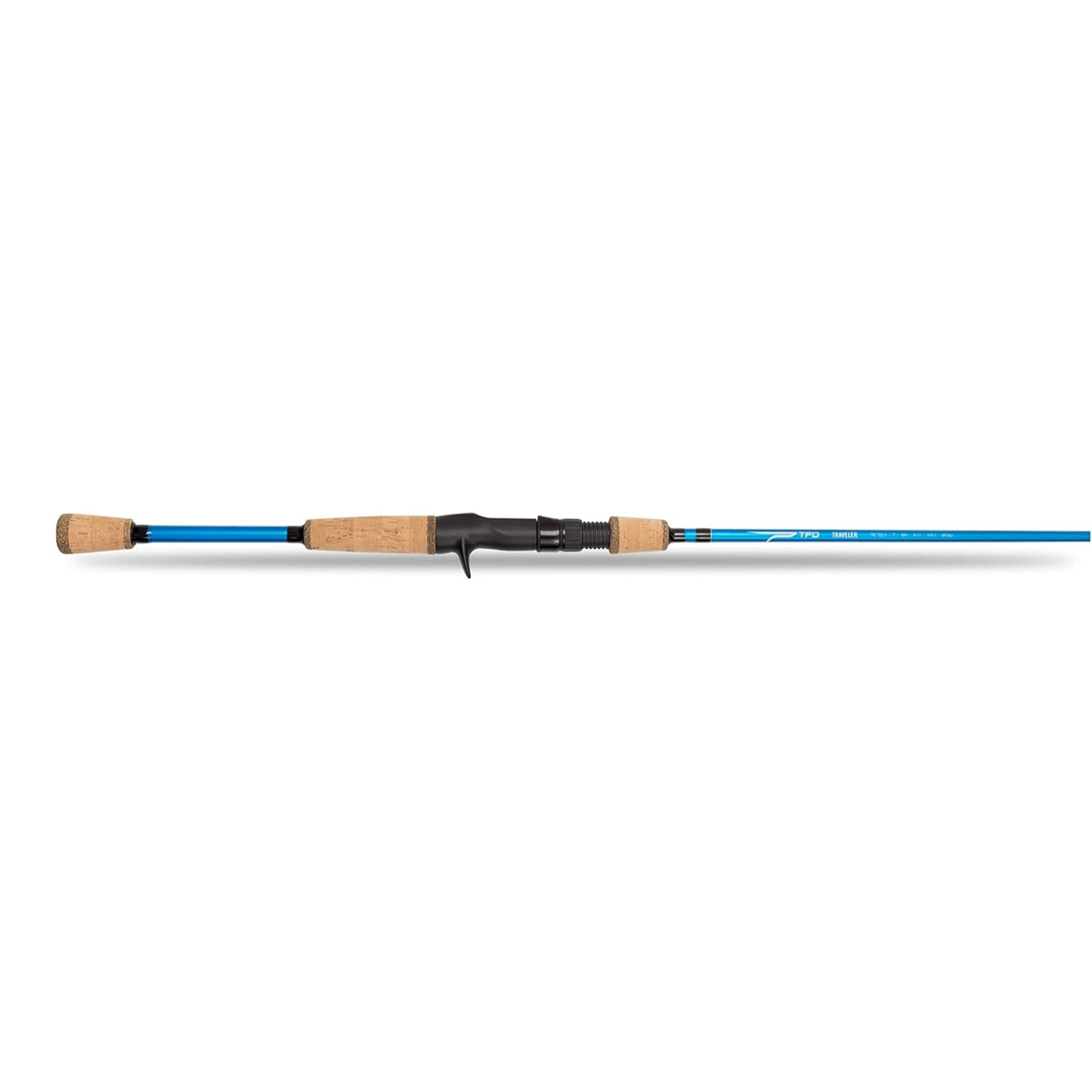 Temple Fork Outfitters 3-Pieces Carbon Fiber 7″ Casting Fishing Rod, Medium