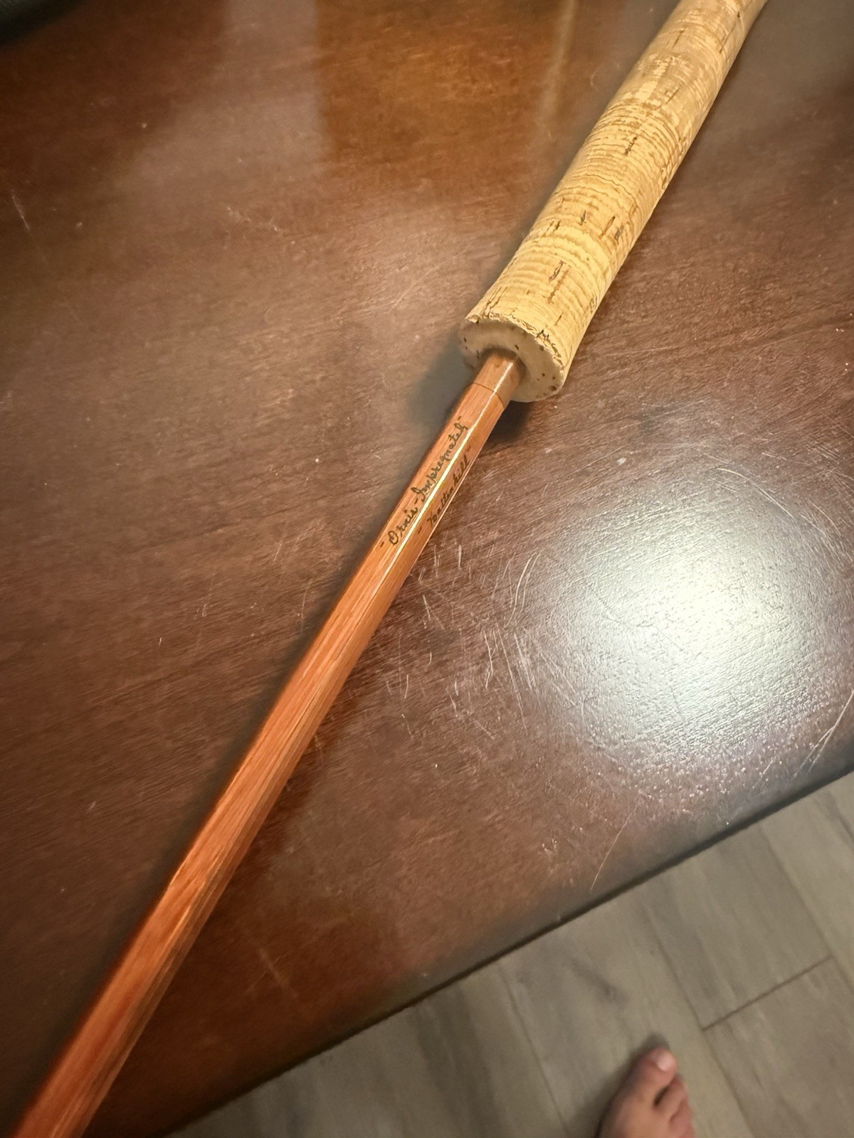 Orvis Battenkill 9 Ft 9wt 2 Piece With Both Tips Bamboo Fly Rod With Case