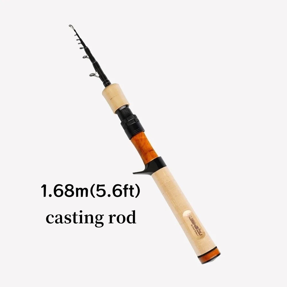 Telescopic Fishing Rod Trout Travel Rod High Carbon Fiber Ultra-Light Fast Rod