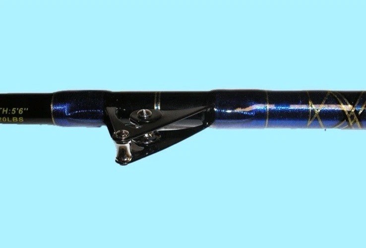 OKIAYA 30-50LB “BLUELINE SERIES” SALTWATER ROLLER ROD 6ft
