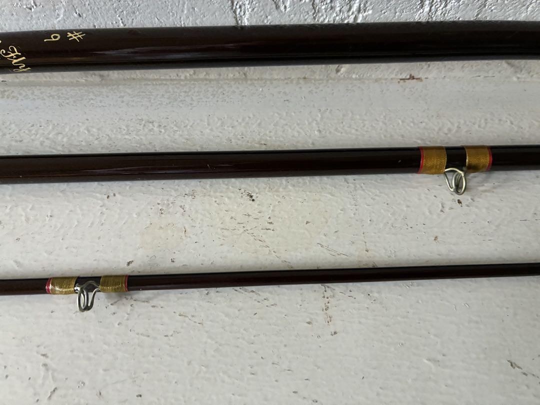 HARDY Glass JET 12 1/2 Salmon Fly #9 Fly Rod Fishing Vintage