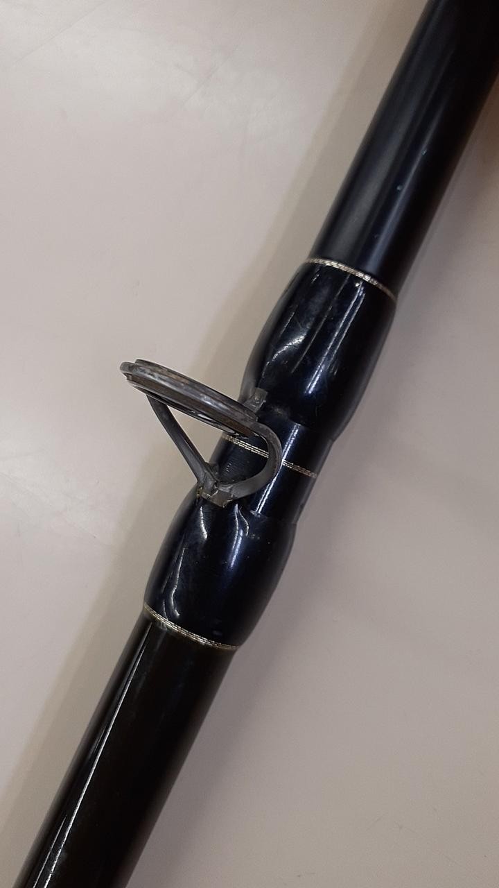 Valleyhill Snakehead Bass Rod 2-Piece, 10-11in, Cracked Guides, Used