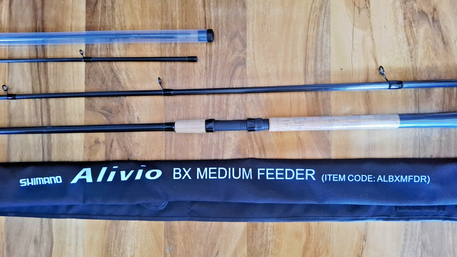 Shimano Feeder Fishing Rod Alivo BX Medium 12ft 3 Piece Cork Handle River Lake