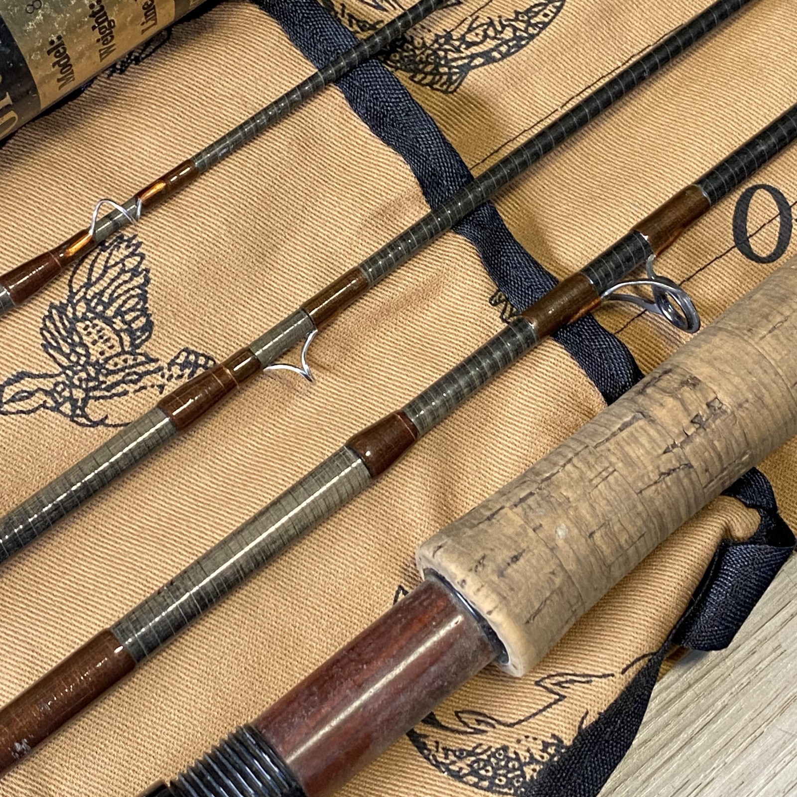 Orvis Tight Loop Fly rod 8ft #4 Line 4pc w/Tube Case Sock