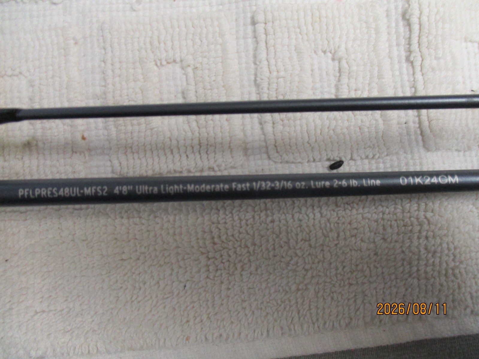 PFLUEGER PRESIDENT SPINNING ROD 4’8″ foot length ULTRA LITE MODERATE Fast power