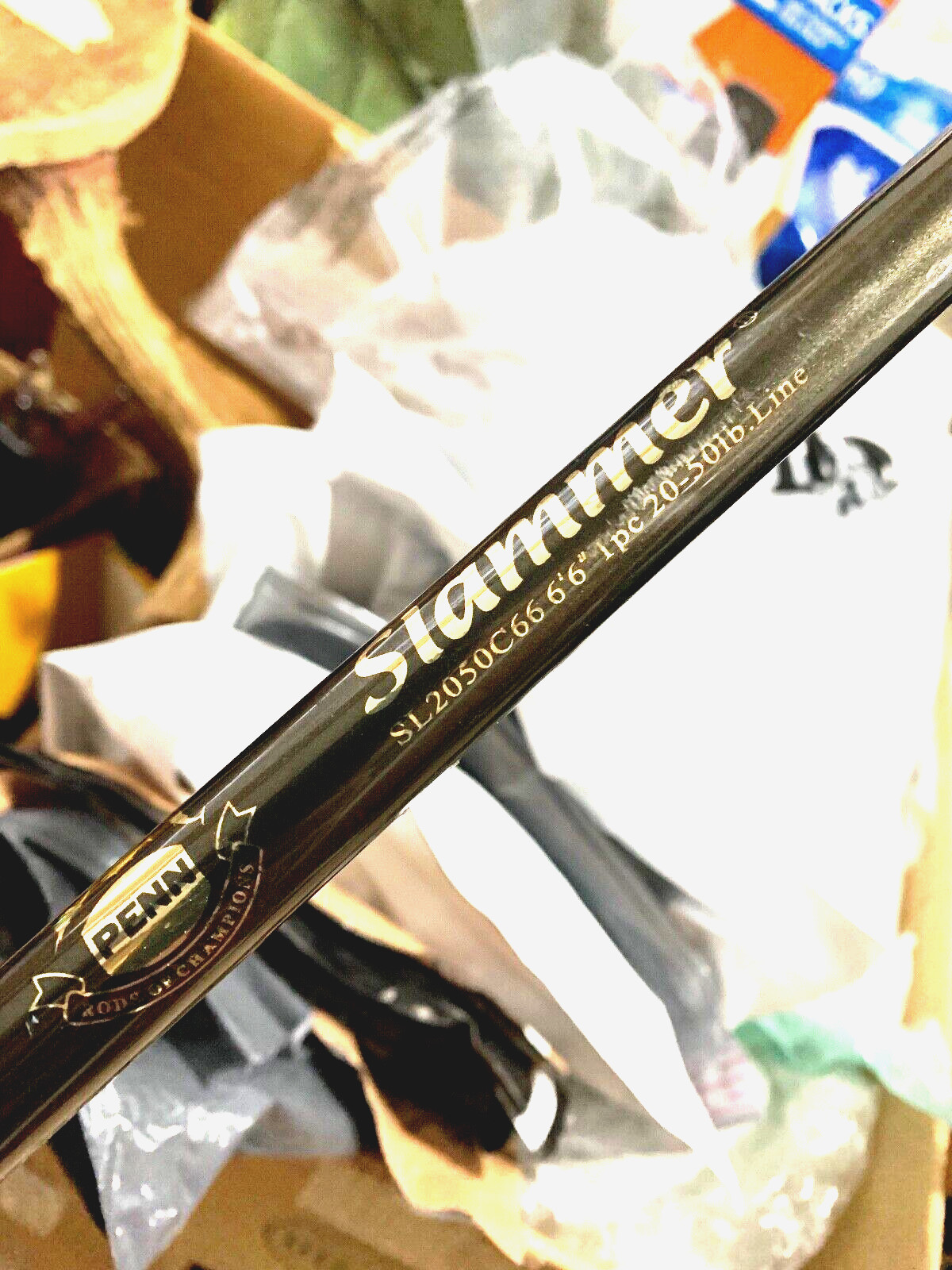 PENN SLAMMER ROD SL2050C66 – PERFECT FIT FOR PENN 4/0 SENATOR – 6’6″ 20-50 TEST