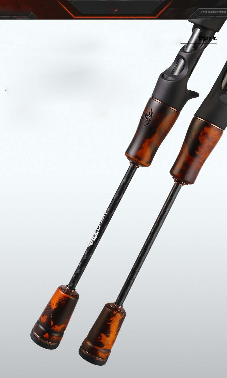 Fishing Rod Carbon Fiber Spinning Casting Fast Action Rod Ultra Light Sensitivit