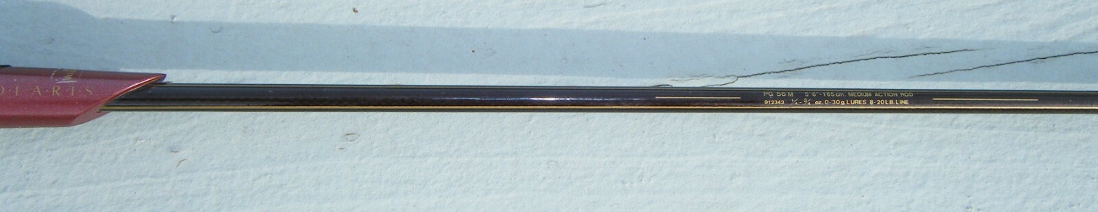 Vintage ABU Garcia Conolon Polaris Graphite Casting Rod W/3 Boron Strips