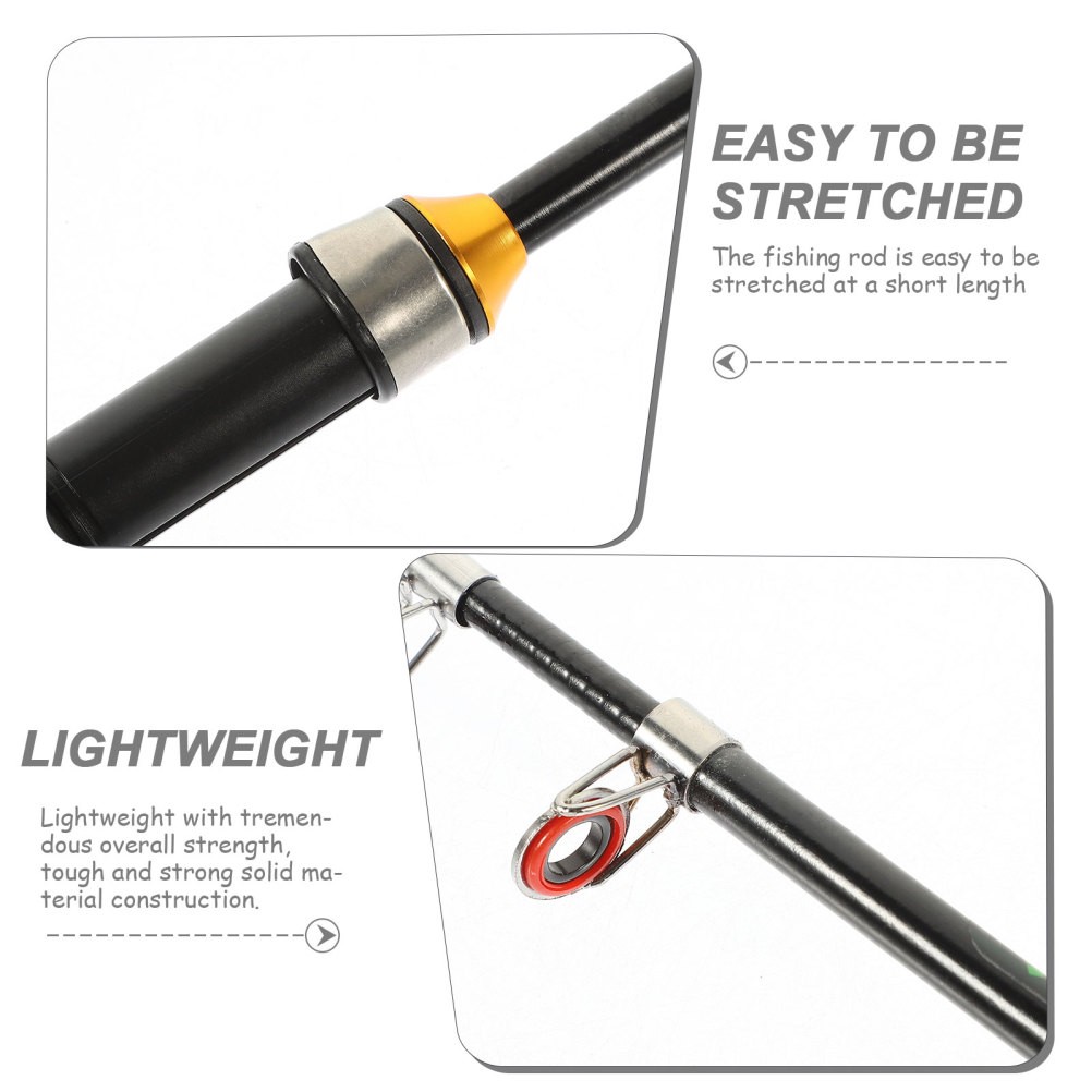 Portable Mini Telescopic Fishing Rod Telescopic Casting and Spinning Fishing Rod