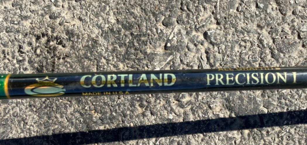 Cortland “Precision I” 4 pc Fly Fishing Rod. 8’ W/ Cabela’s Tube ,Sock & Cover