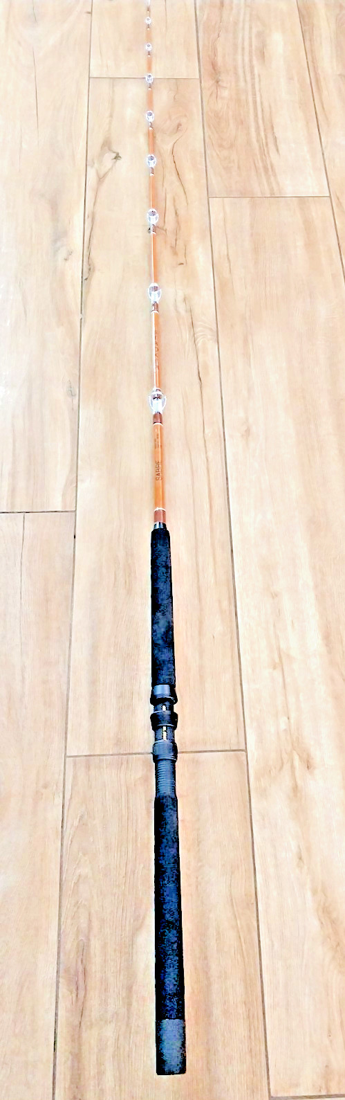 SABRE -870 – 7FT SALTWATER VTGE ROD 15-40 LBS. CUSTOM WRAPPED, NEW COMPONENTS
