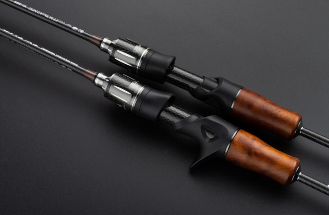 Trout Fishing Rod Carbon Fiber Spinning/casting Rods 1.68M/1.8M Lure Pole Travel