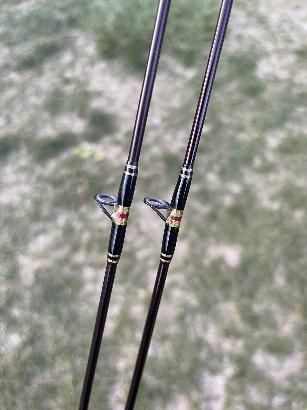 Pair (2) Custom Built “Rods By Raugh” 98 Excellent Casting Baitcast 6’3” Fuji