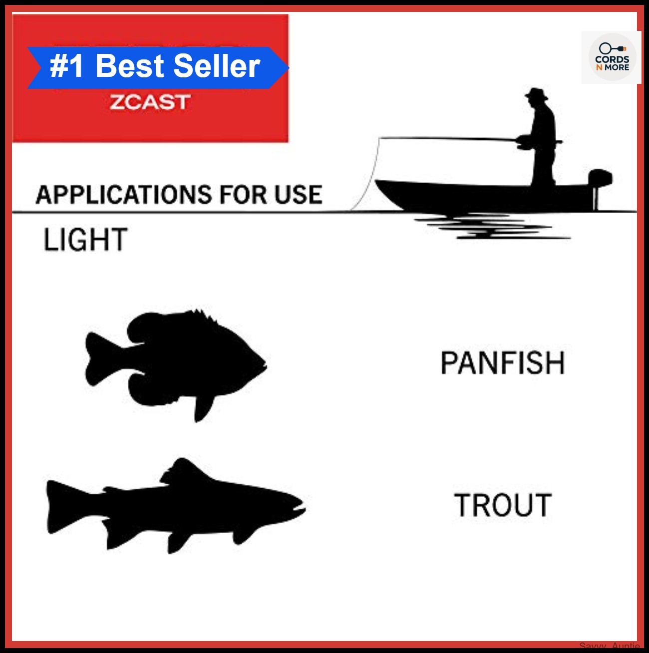 Casting Fishing Rod 5’6″ Telescopic Medium Power Fast Action EVA Handle 8-12lb