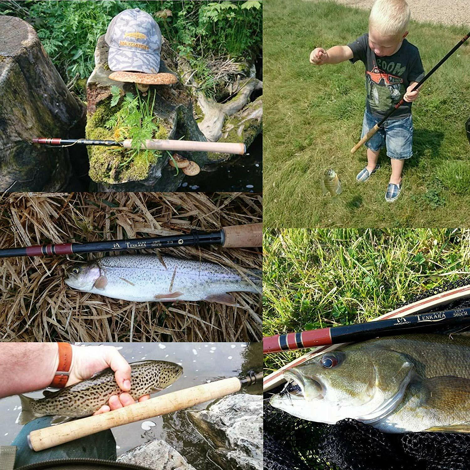 Maxcatch Tenkara Fly Fishing Rod 9/10/11/12/13ft 7:3 Action Telescopic Rod