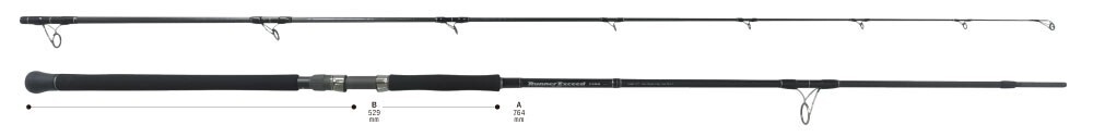 Ripple Fisher Runner Exceed 110H Nano Plug Model Shore Game Fishing Rod