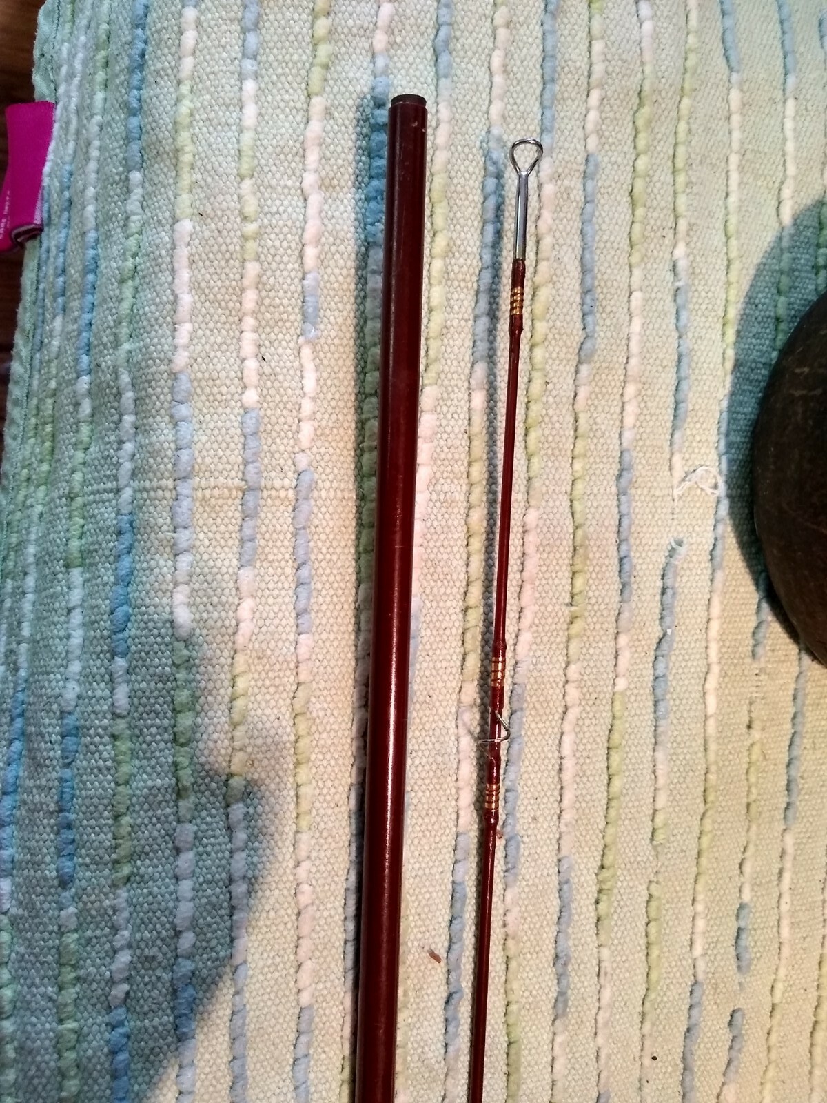 Vintage FeatherWeight 9′ Two Prices Fly Fishing Rod w/ sock near mint