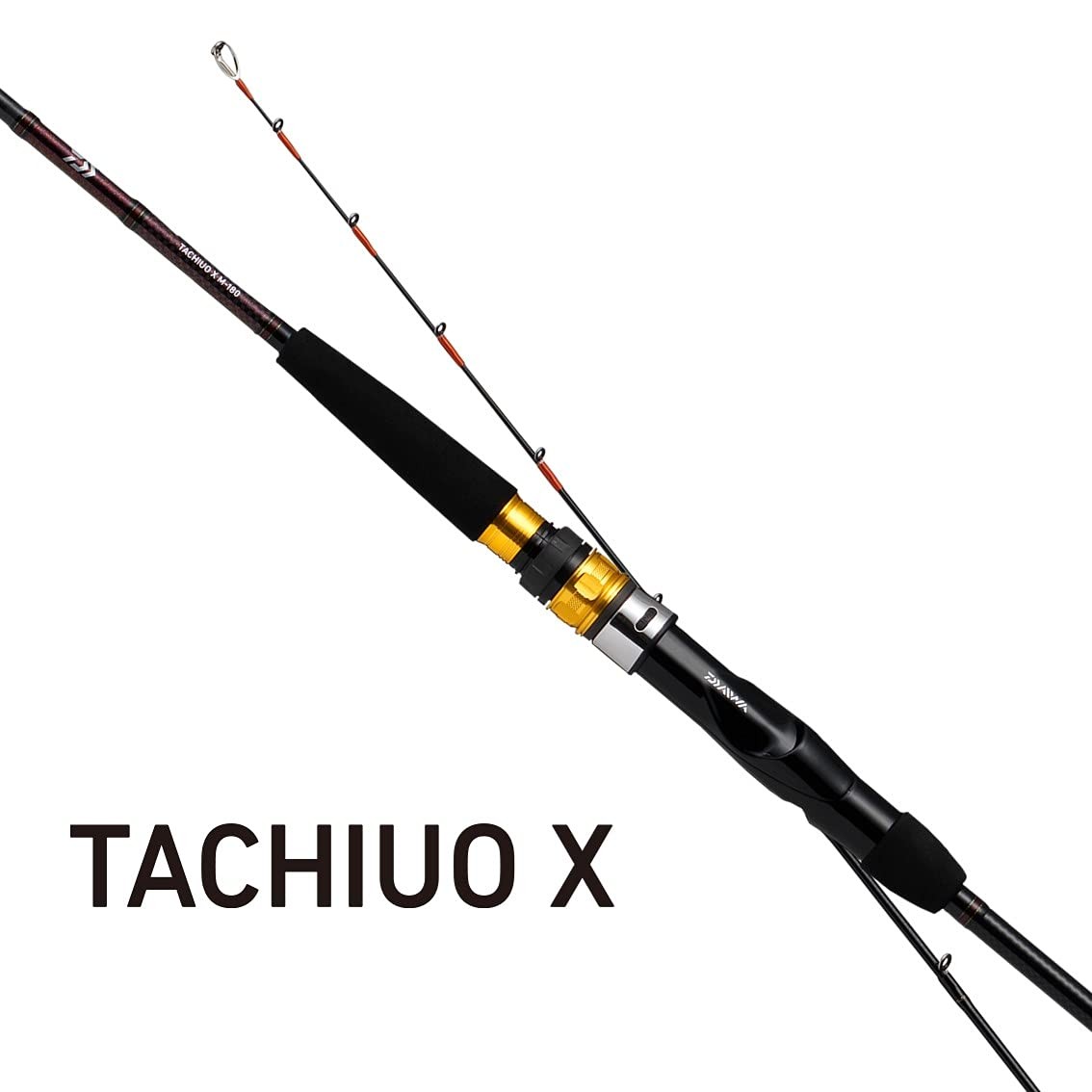 DAIWA Boat Rod 21 Tachiuo X M-180 Black 1.8m 2-pieces 124g Rod Carbon Fiber NEW