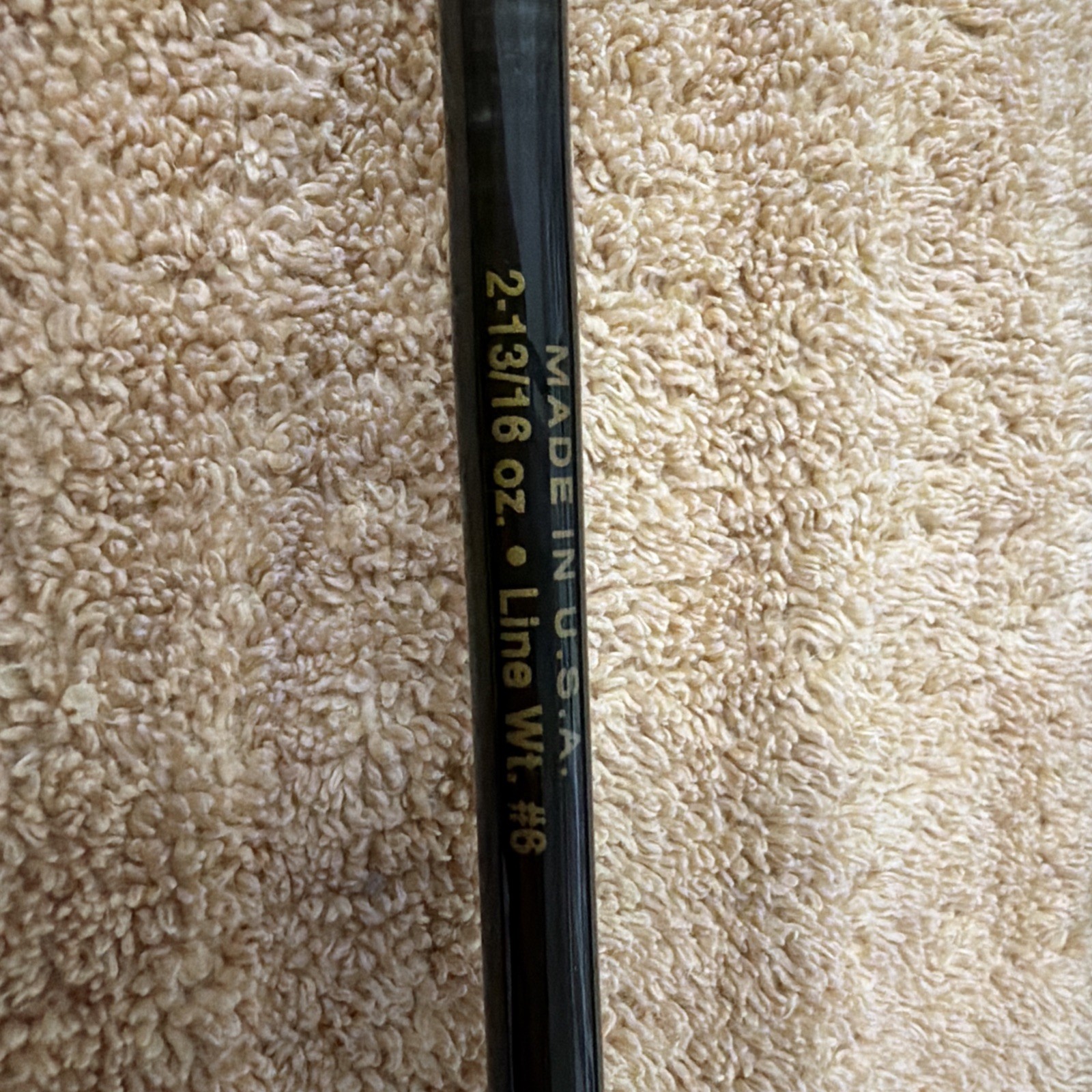 CORTLAND LTD Graphite 1970’s 80’s Made in USA. 8′ 2 piece