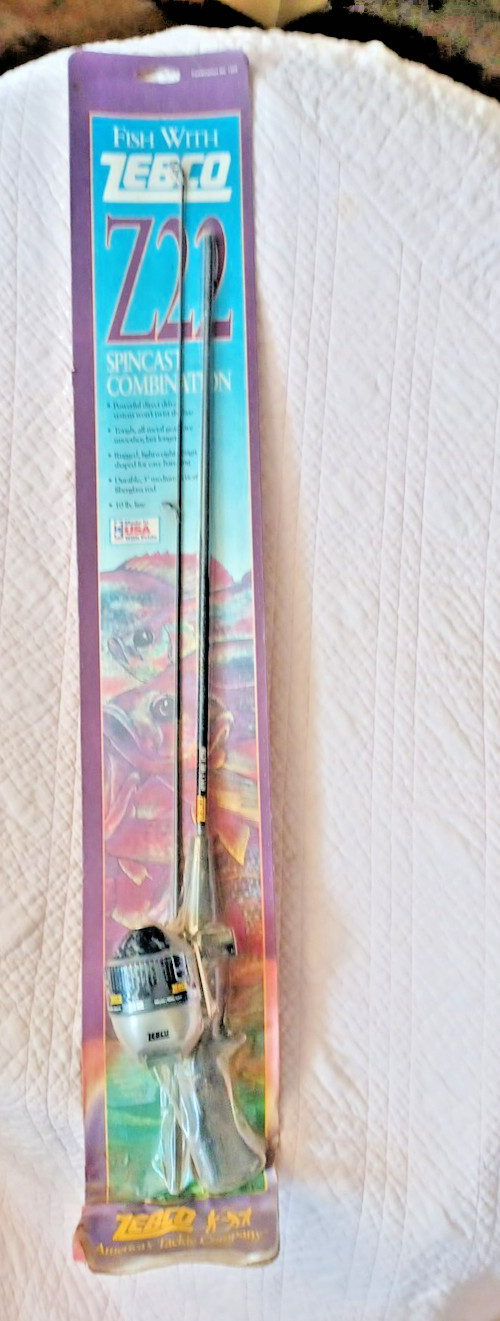 ZEBCO Z22 SPINCAST COMBINATION Old School Fishing Rod & Reel