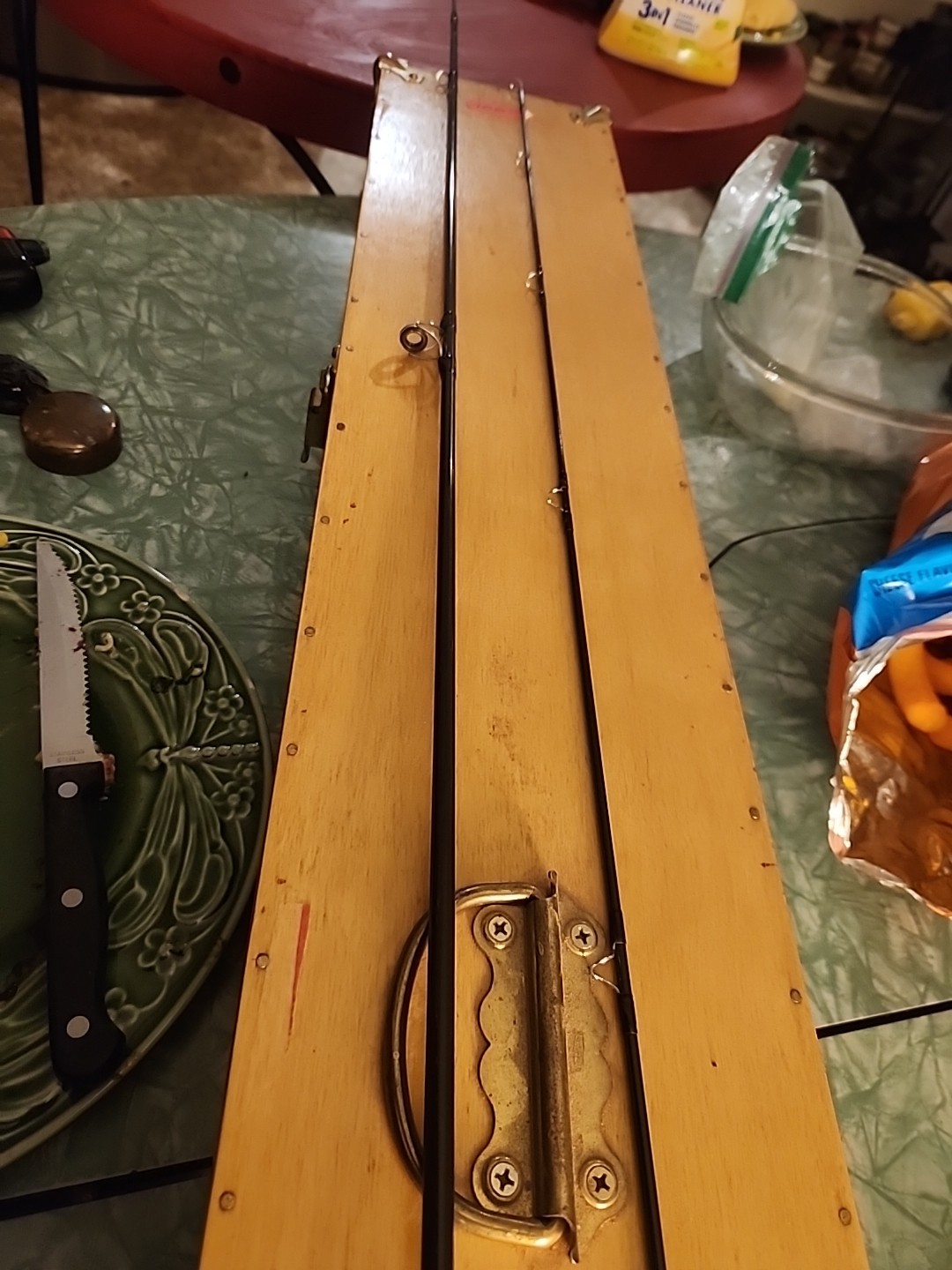 T.W. Simroe Graphite Signed Vintage Fishing Rod Excellent Condition 7 1/2′ 3/4wt