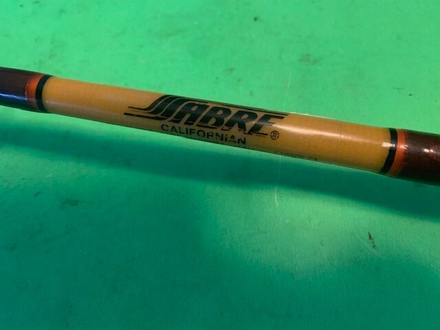 VINTAGE SABRE CALIFORNIAN 5 FOOT 6 INCH 30 TO 80 POUND RATED TROLLING FISHING RO