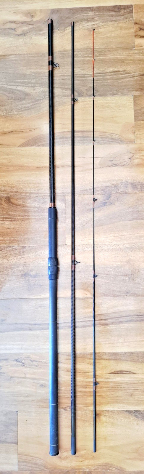 Daiwa Quiver Fishing Rod Lightning Graphite Coil 11ft 3 Piece Vintage