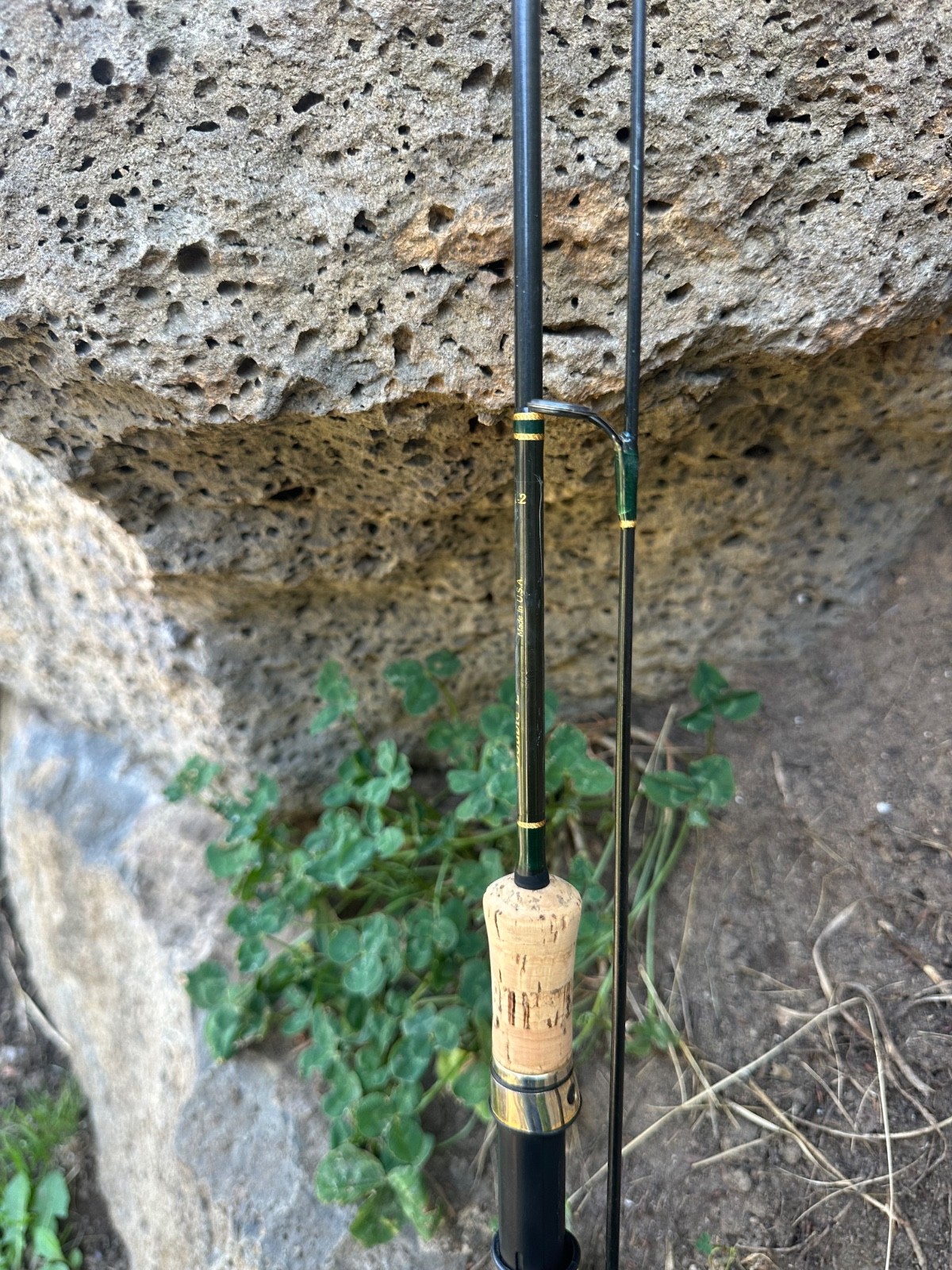 LL Bean Double L Spinning Fishing Rod 2 Piece IM6 Graphite 6′ Model LLS601-2