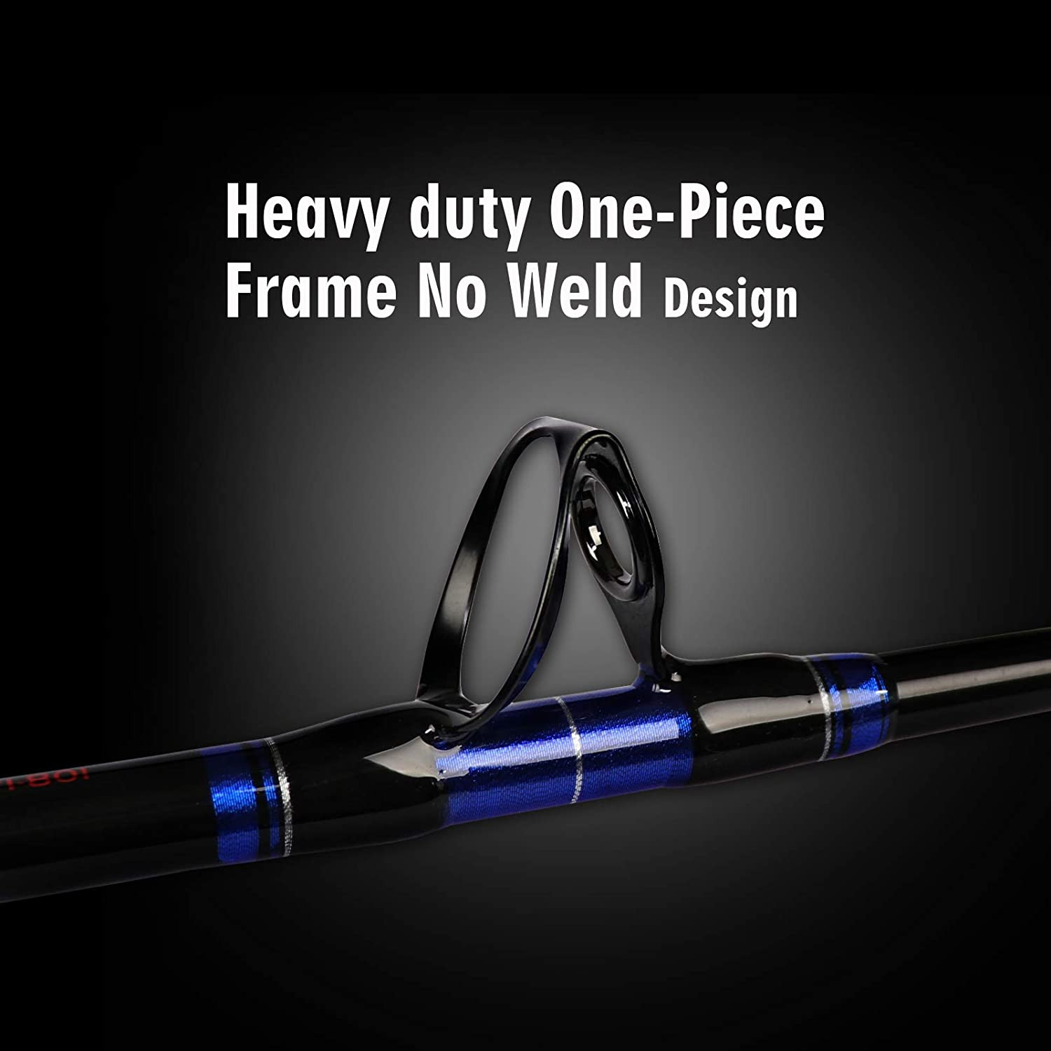1Pc 2Pc Saltwater Offshore Trolling Rod Big Game Conventional Boat Fishing Pole