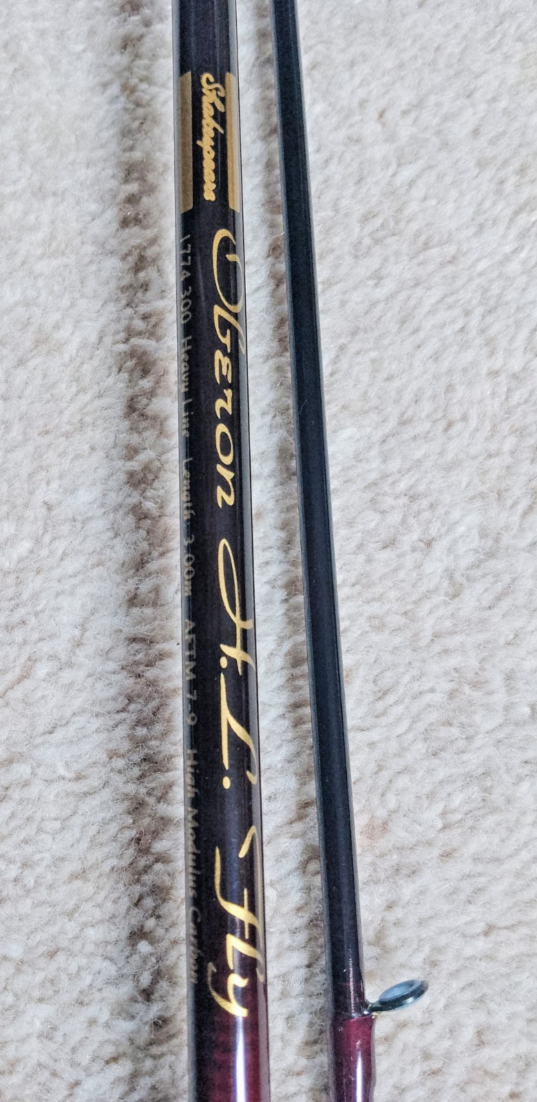 Shakespeare Oberon H.L 9.8′ Fly Fishing Rod #7-9 Sea Trout Salmon Unused