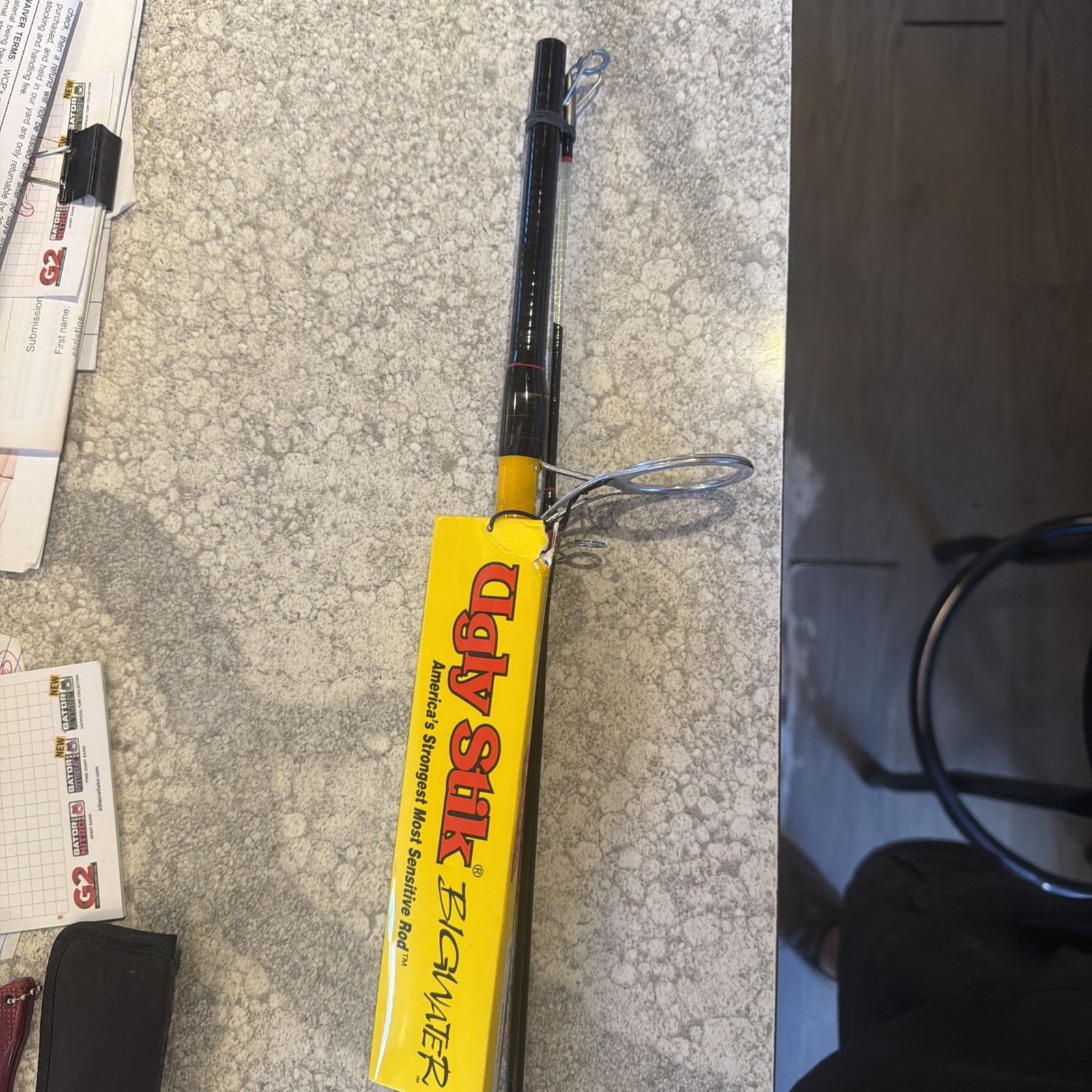 Ugly Stik Big Water 9’ 2 Piece Medium Heavy Surf Rod BWFS1530S992