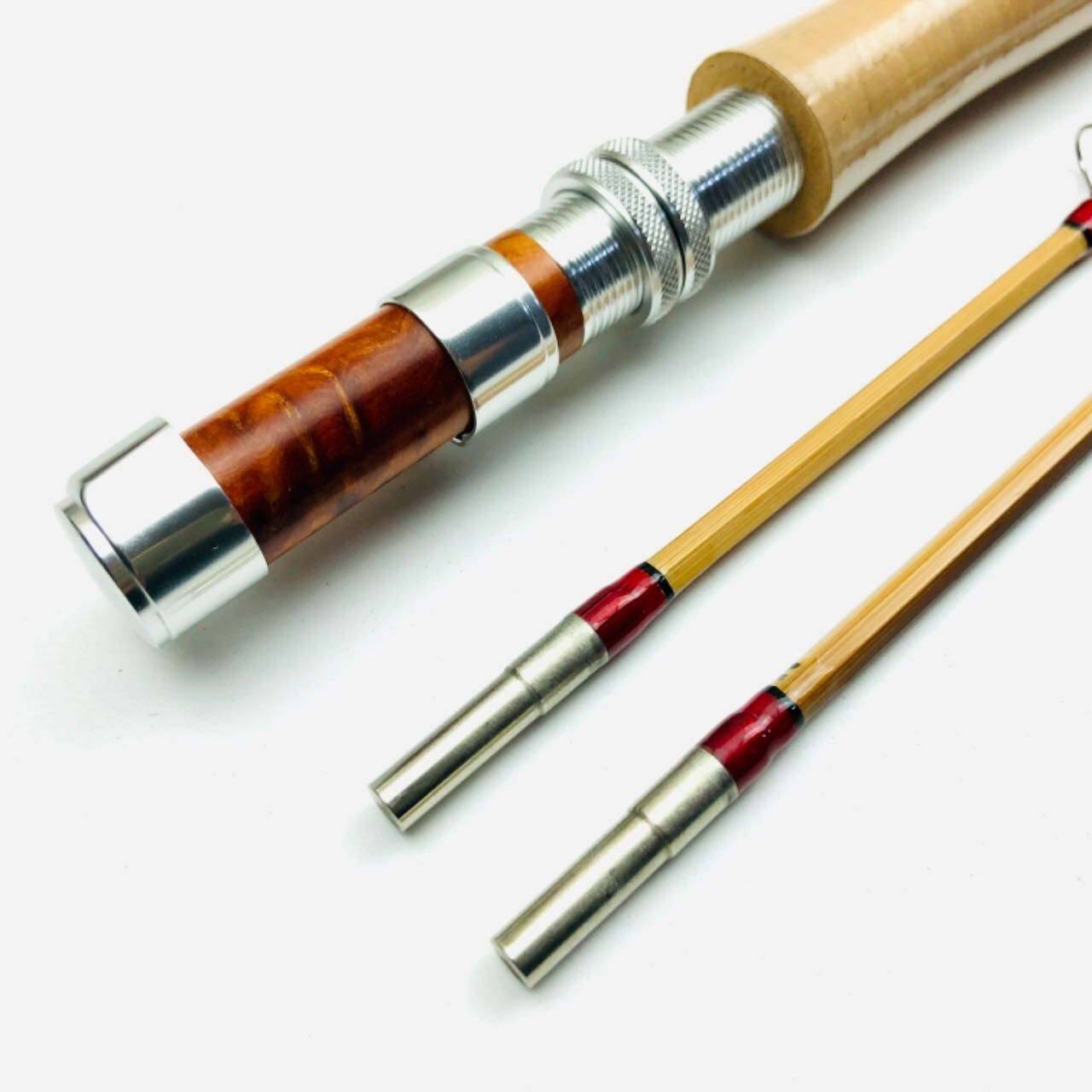 Jim Payne 6’6″ ~ 3 wt / ZHUSRODS Flame Bamboo Fly Rod / Fly Fishing Rods