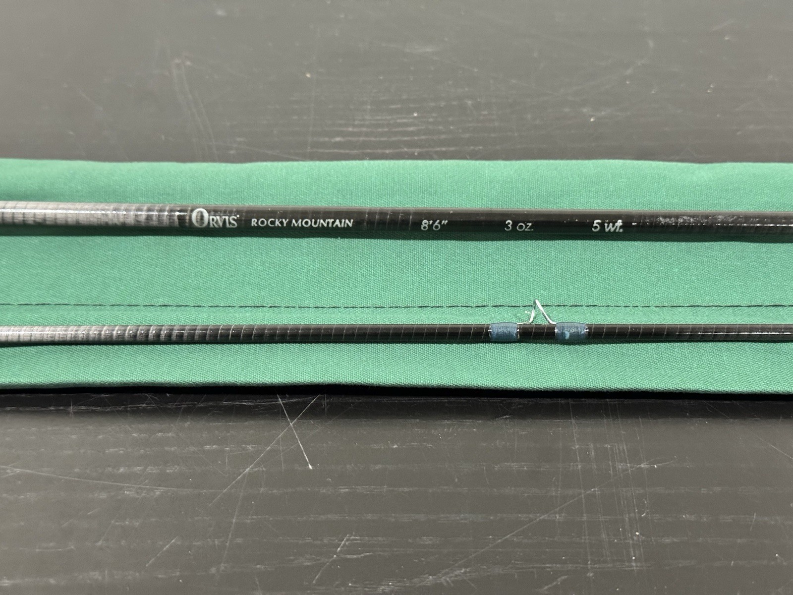 Vintage Orvis Rocky Mountain 8”6” 5WT Graphite Fly Rod w/ Orvis Madison Reel