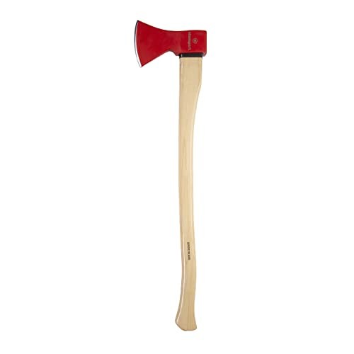 Stansport (Torg) 36 in Camp Axe Wood Handle Carbon Steel Head with Blade Cover