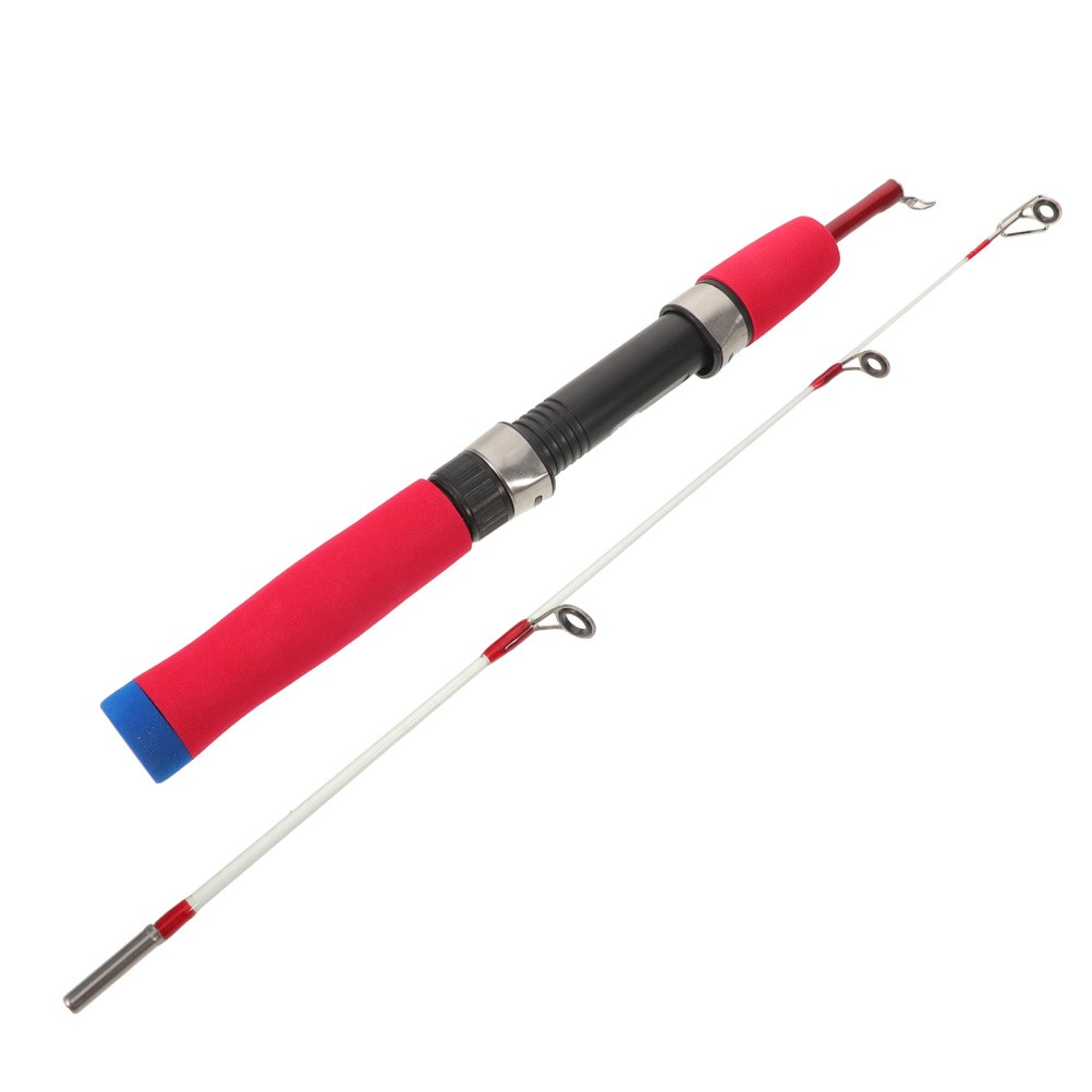 Winter Ice Fishing Rod – 60cm Spinning Hard Rod for Outdoor – Compact Travel