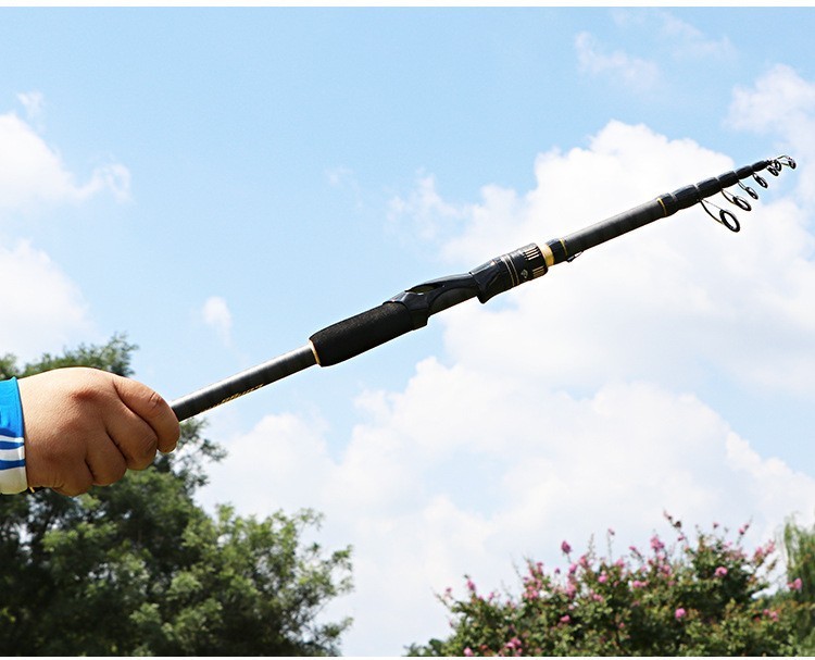 Telescopic Fishing Rod Carbon Fiber Travel High Sensitive Rods Fast Action Pole