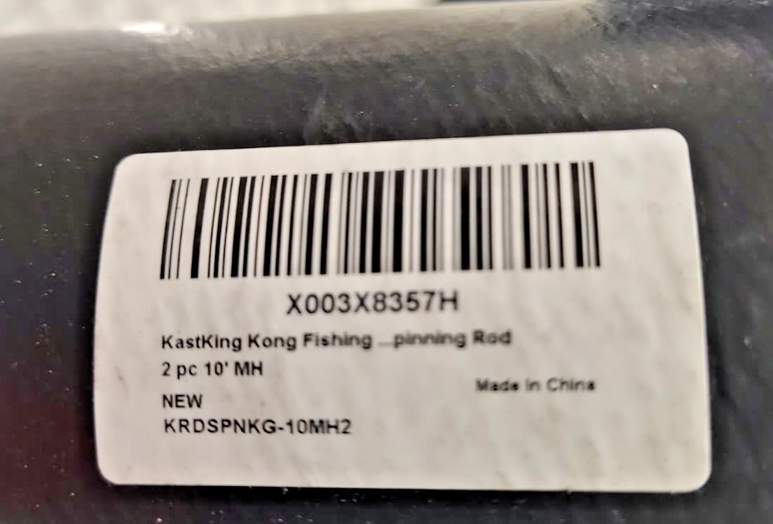 KastKing Kong Saltwater & Freshwater Fishing Rod, 10’, Medium Heavy