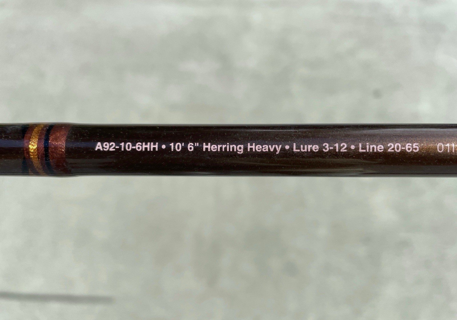 Berkley Buzz Ramsey Air Rod Complex Matrix 10’6” Herring Heavy 2-pc Casting Rod