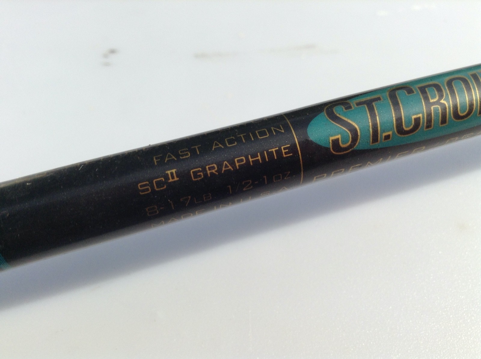 St. Croix Premier PS66MHF2 SCII Graphite Fast Action Spinning Rod, used-good USA