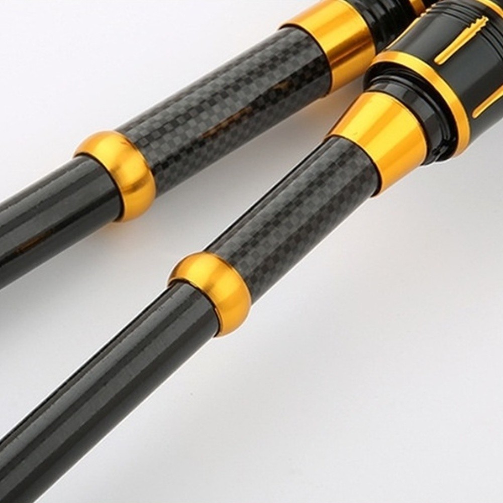 Lightweight Carbon Telescopic Fishing Rod 43cm for Sea and Boat Fishing