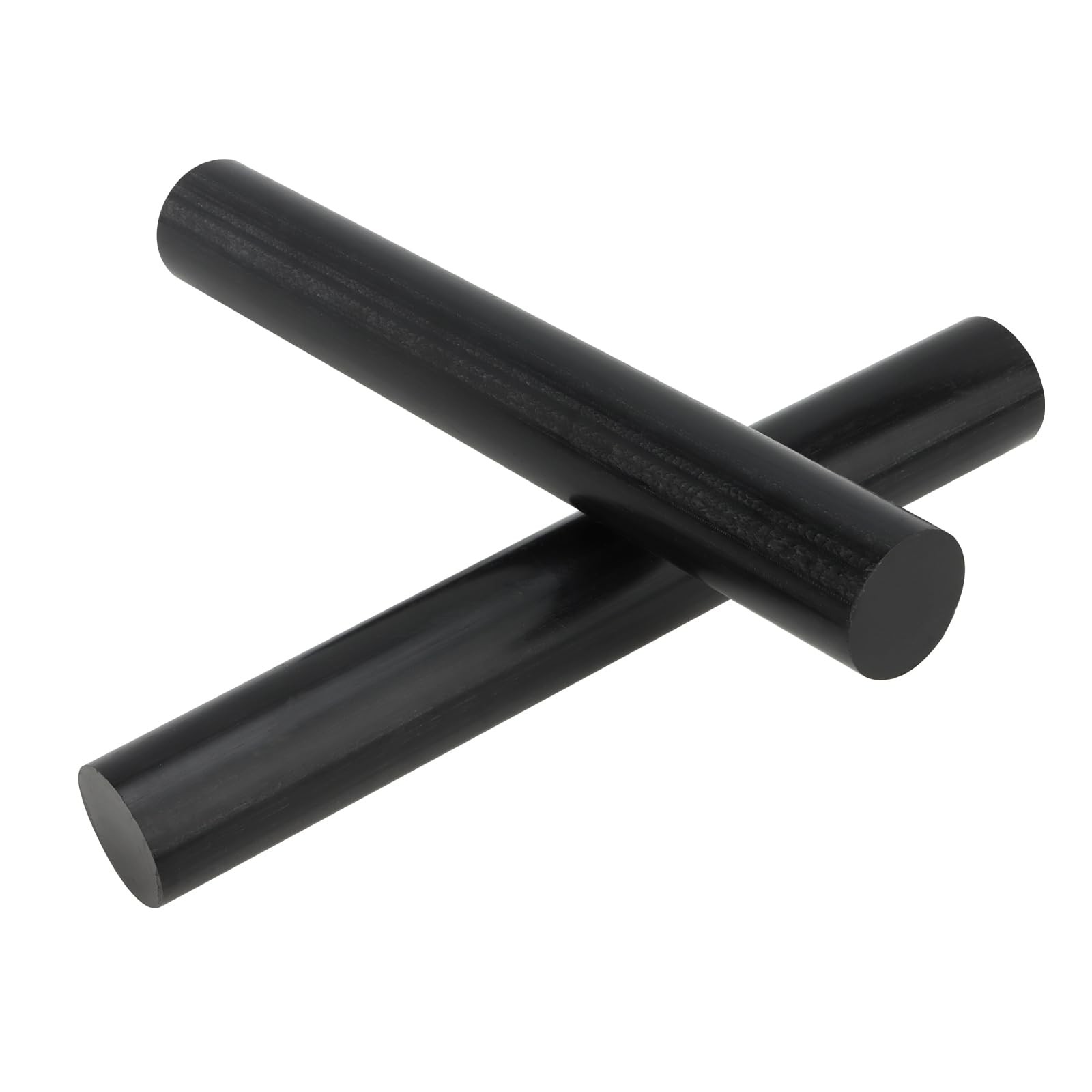 2Pcs 1.5 x 12 Inch Black Round Acetal Copolymer Rods Long Pom Plastic Rods Pl…