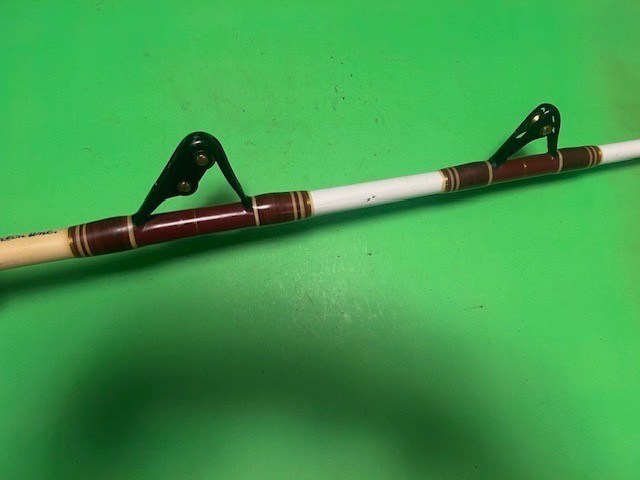 CUSTOM CALSTAR 7 FOOT 5 INCH 80 POUND CLASS TROLLING FISHING ROD AFTCO BIG FOOT